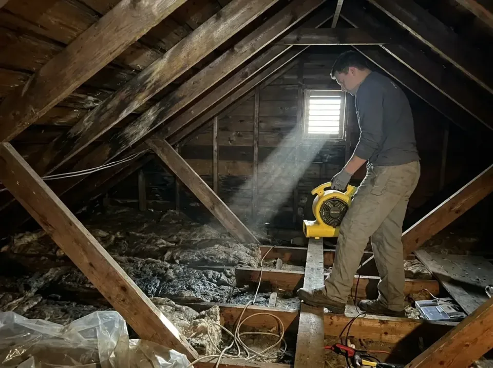 attic-water-damage-drying-proc-007 — frequently asked questions, Emergency Water Extraction & 24/7 Flood Response in Moapa V…